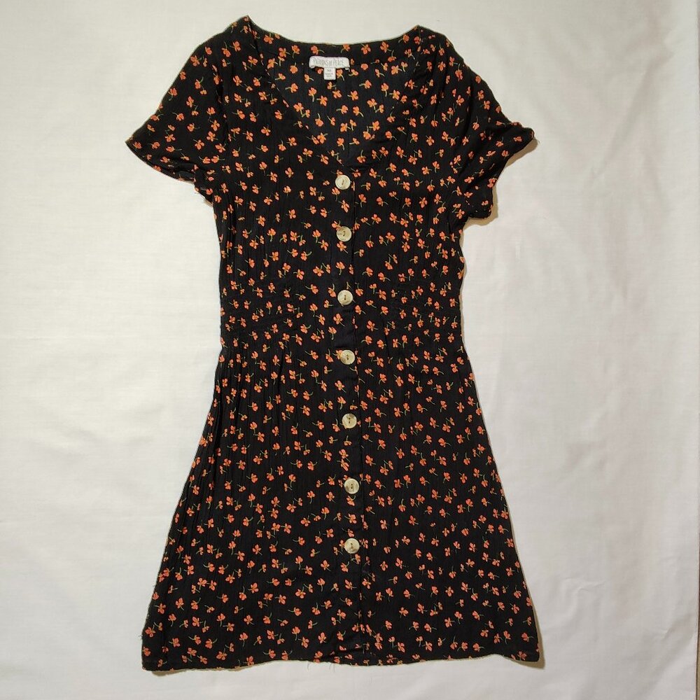 Patrons of Peace Women's Floral Button‑Front Mini Dress XS